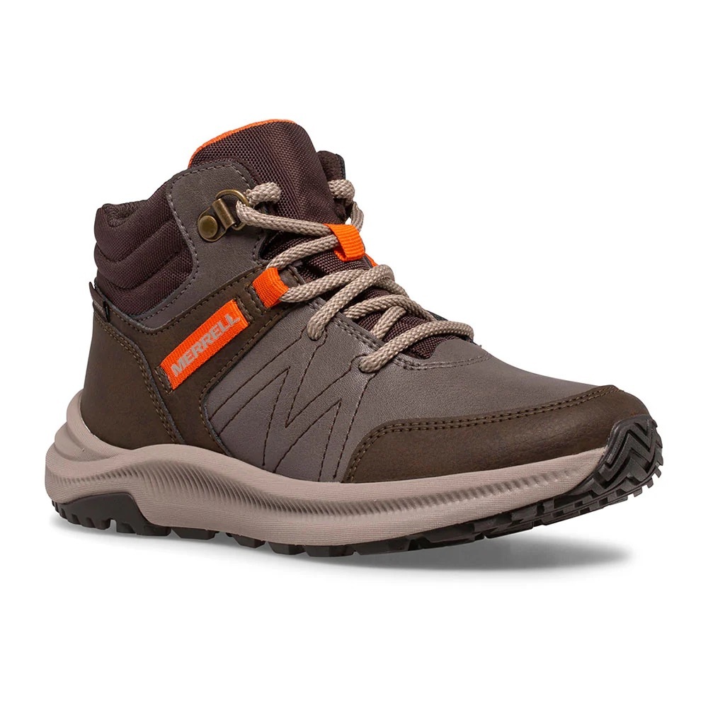 Merrell Boys Leather Waterproof Hiking Boots